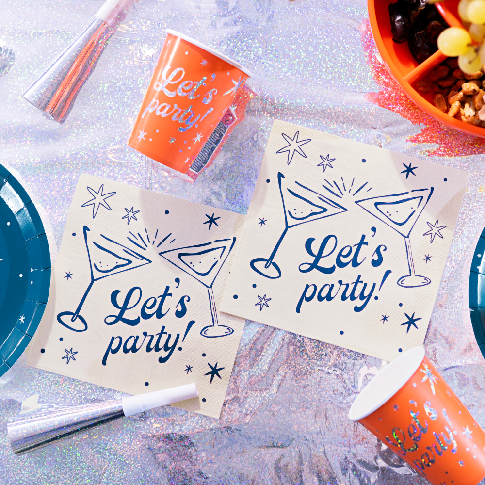 Servetten Let's Party - Martiniglas - Afbeelding 3