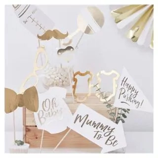 Photo Booth Props Baby Shower - 10 stuks
