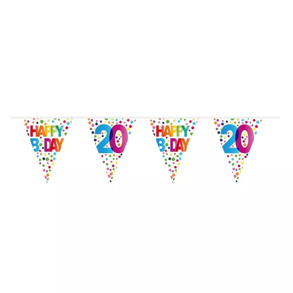 Slinger ‘Happy Birthday 20’ Confetti - 10 Meter