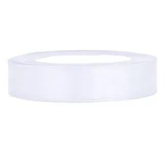 Satijnlint Wit - 25 Meter