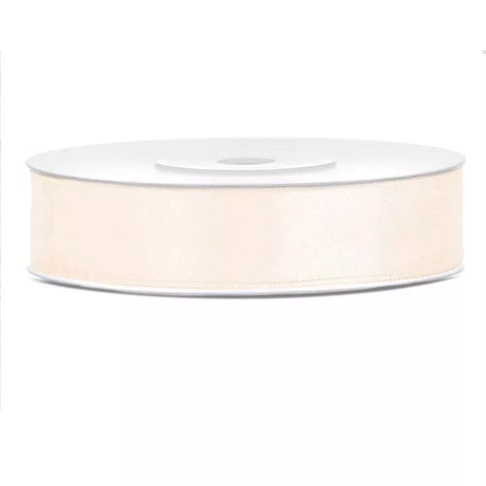 Satijnlint Licht Creme - 25 Meter