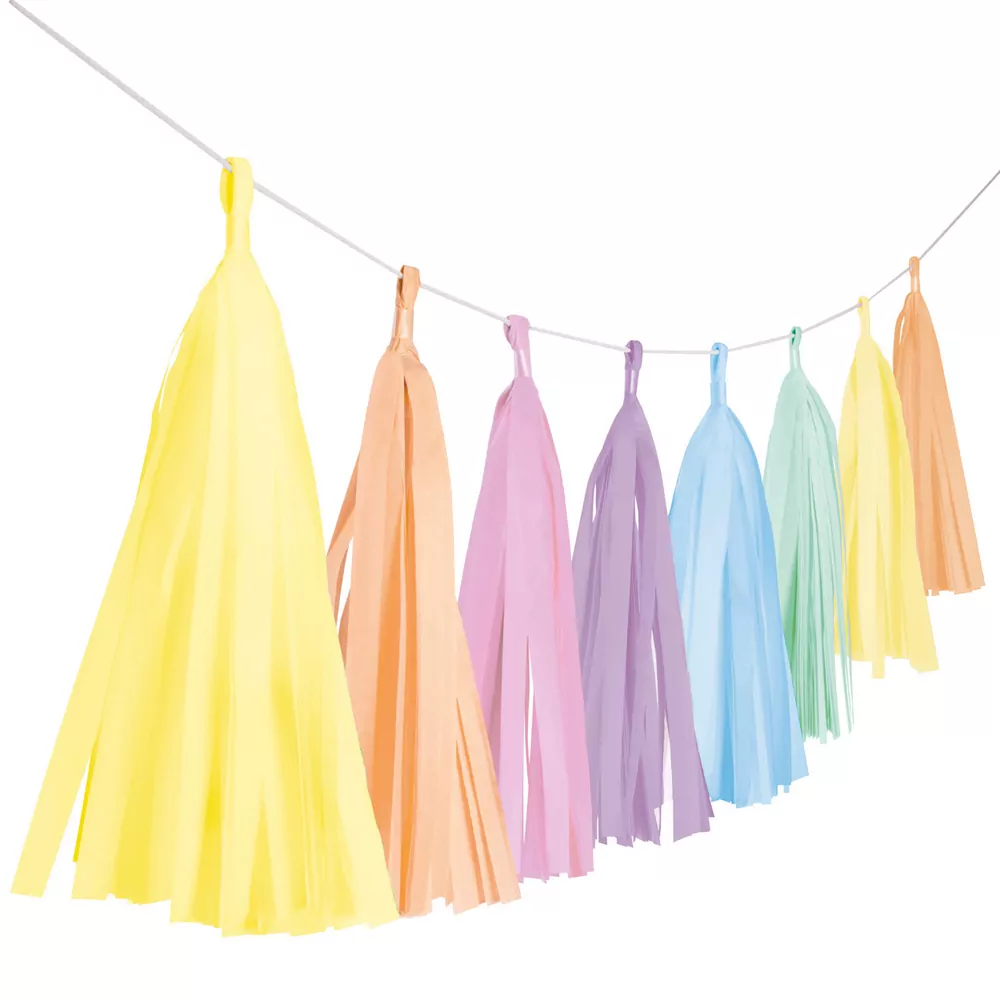 Tassel Slinger Multicolor Pastel - 3 meter