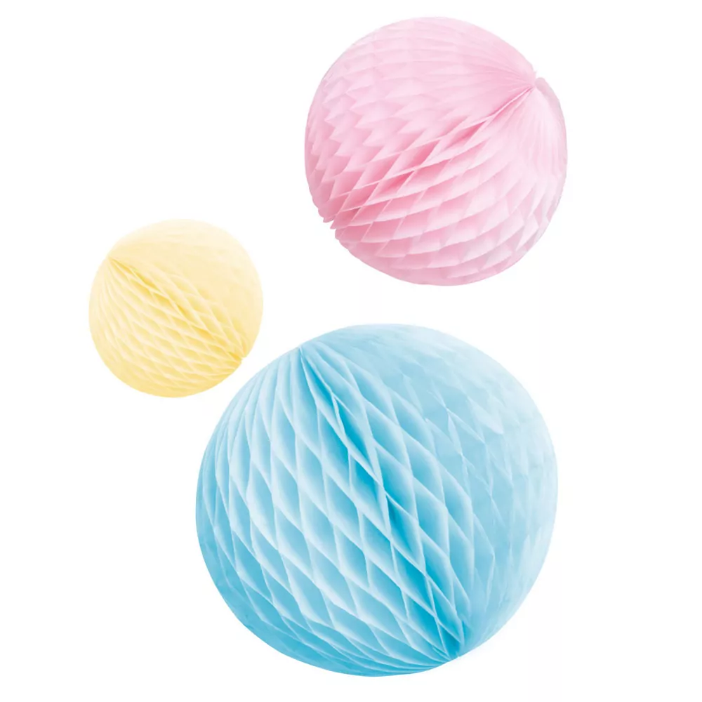 Honeycombs Pastel Mix - 3 stuks