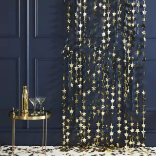 Backdrop Sterren Goud - 2.2 meter