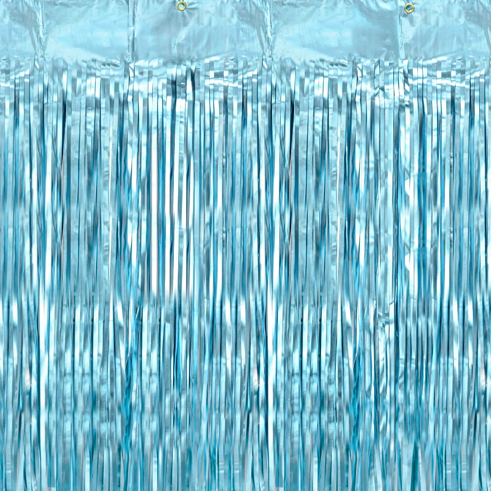 blauw deurgordijn