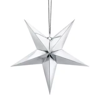 Hanger Ster Zilver - 30 centimeter