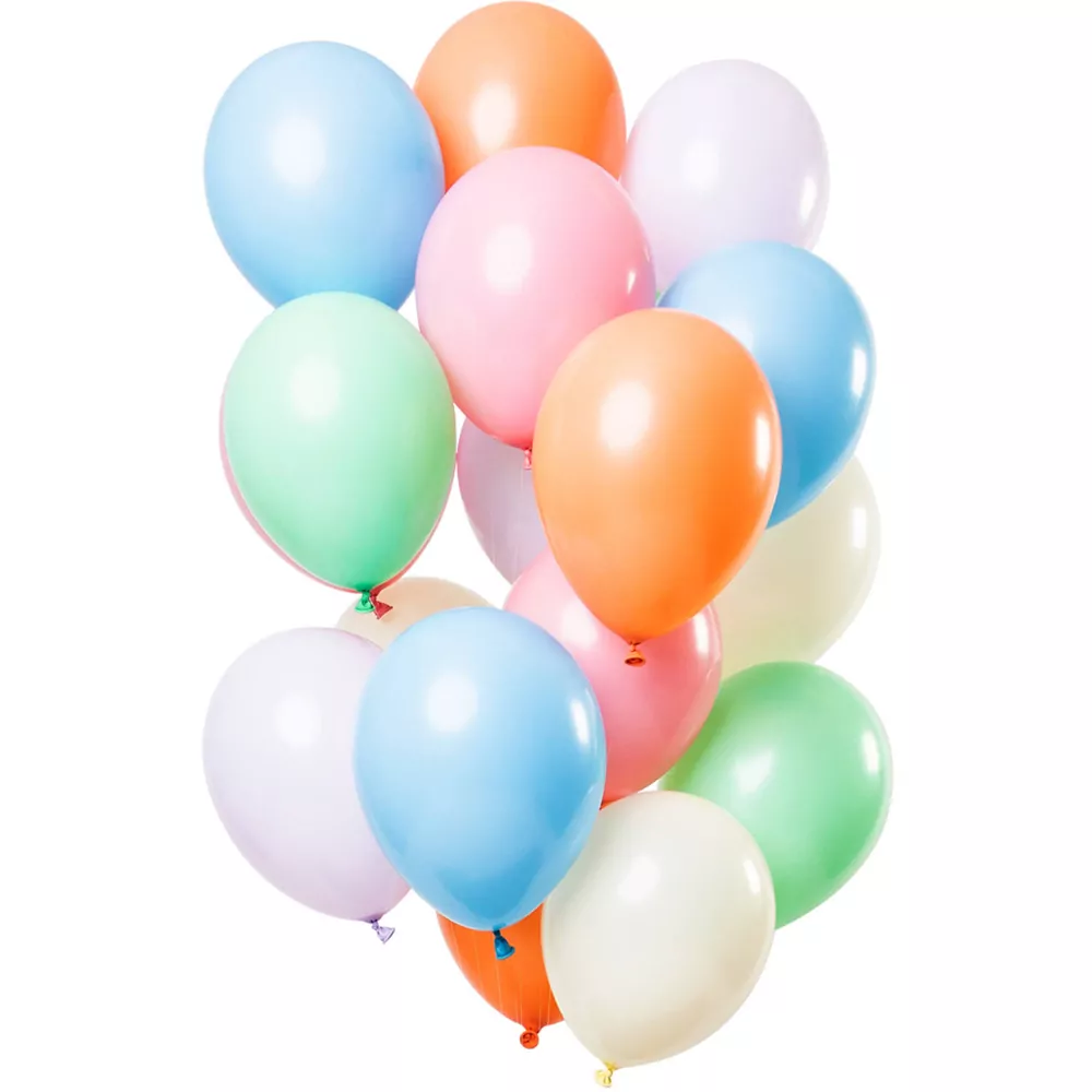 Ballonnen set 'Pretty Pastels' - 15 stuks