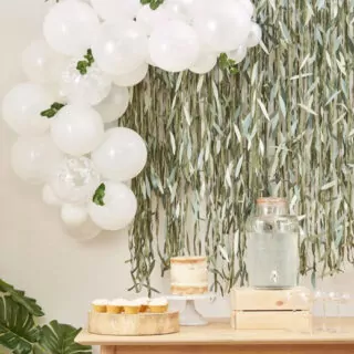 Ballonnenboog Kit - Wit Eucalyptus