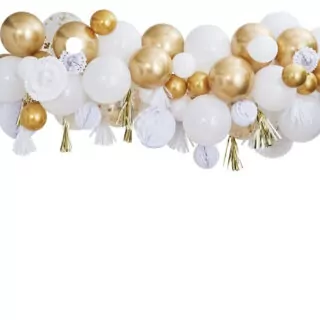 Ballonnenboog Kit Wit Goud