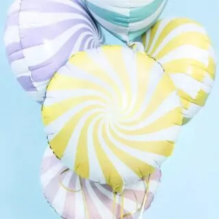 Ballonbundel met snoepvormige folieballon