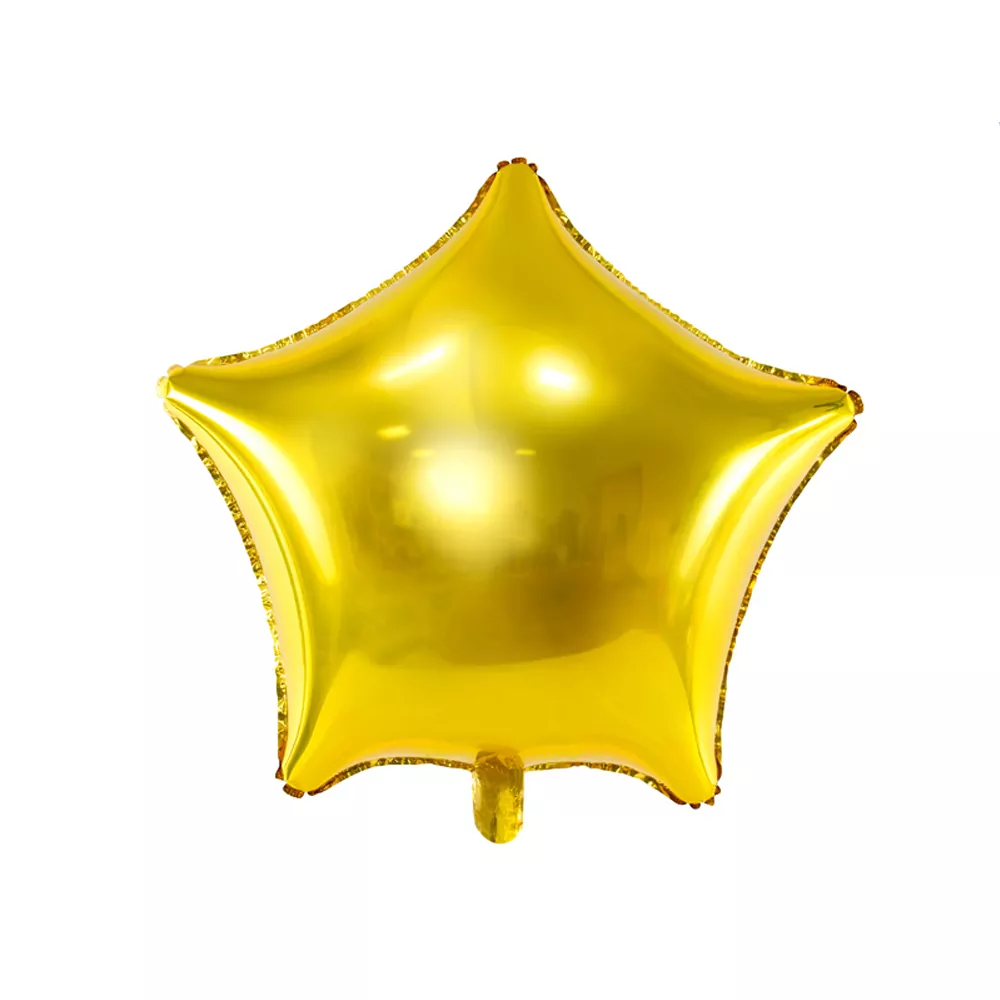 Folieballon Ster Goud Metallic - 48 Centimeter