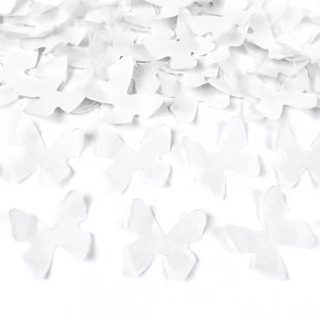 witte vlinder confetti
