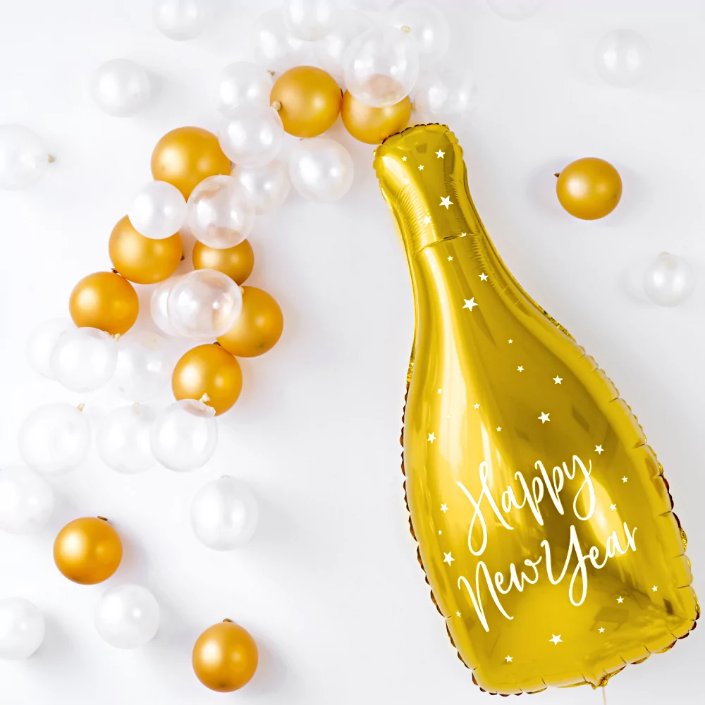 folieballon champagnefles