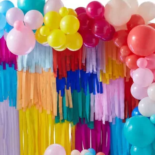 Ballonnenversiering met Streamers