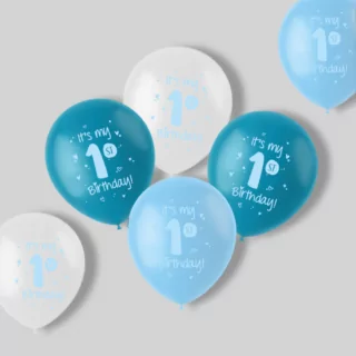 It's my 1st Birthday!' Blauw - 6 stuks