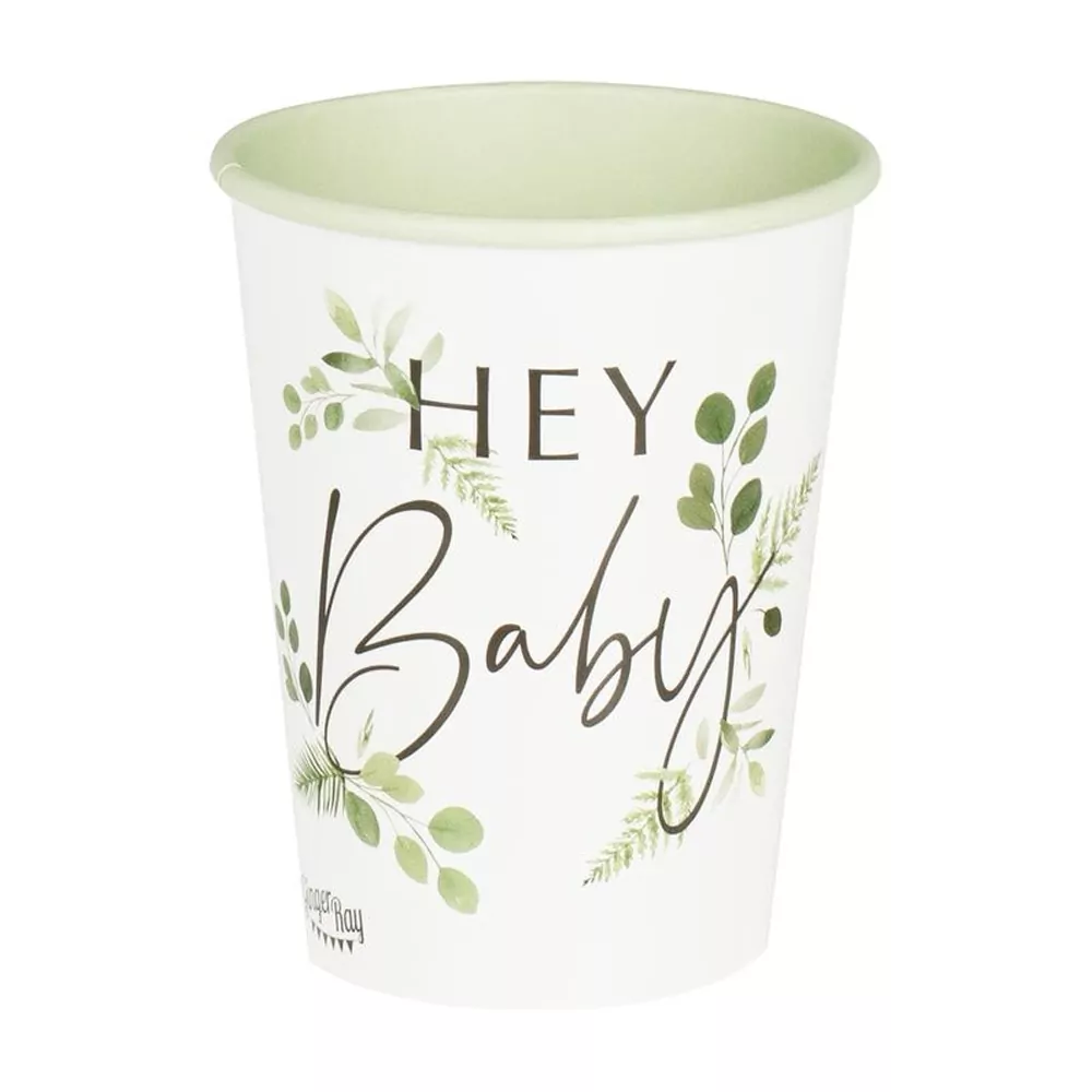 Bekers 'Hey Baby' - 8 stuks