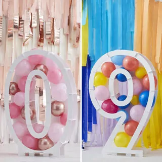 Ballonnen standaard - Nummer 0 t/m 9