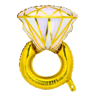 gouden ring folieballon