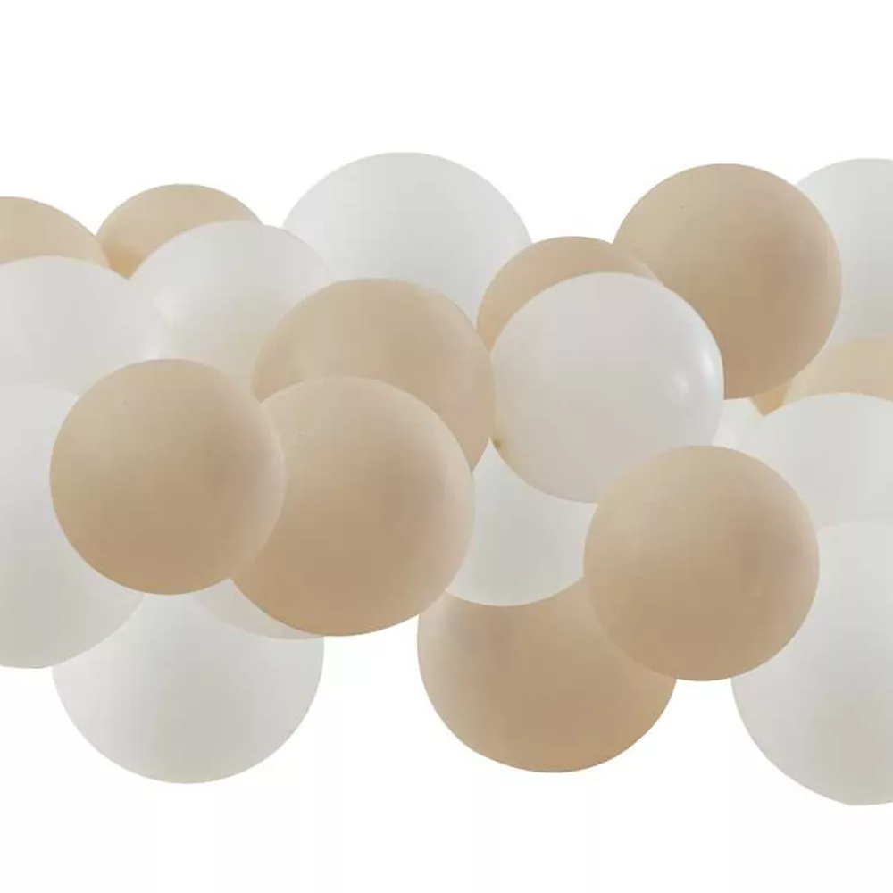 Ballonnen Set Mini Nude & Wit - 40 stuks