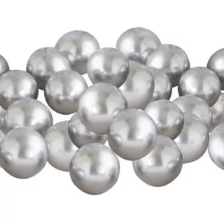 Ballonnen Set Mini Zilver - 40 stuks