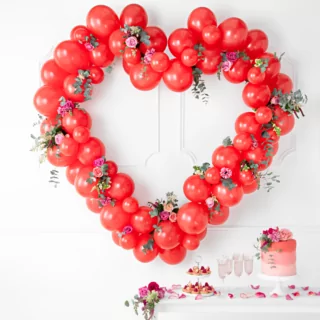 ballonnenboog hart rood