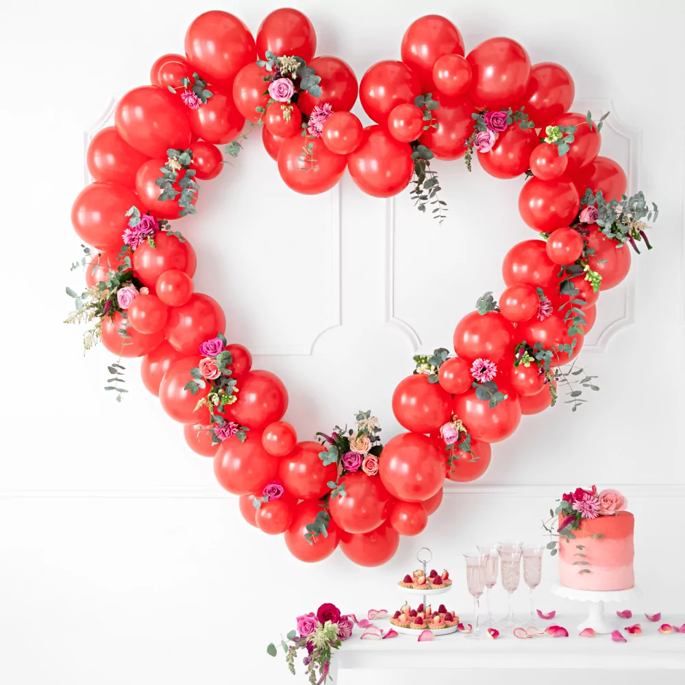 ballonnenboog hart rood