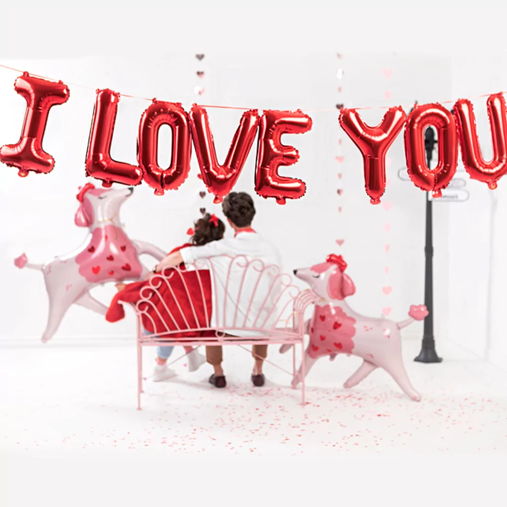 I Love You' Rood - 3 Meter