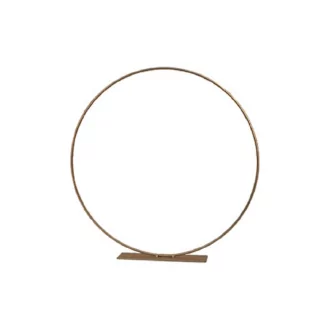 Metalen ronde boog met standaard