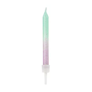 ombre taart kaarsjes