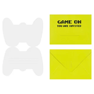 uitnodiging gamer kinderfeestje