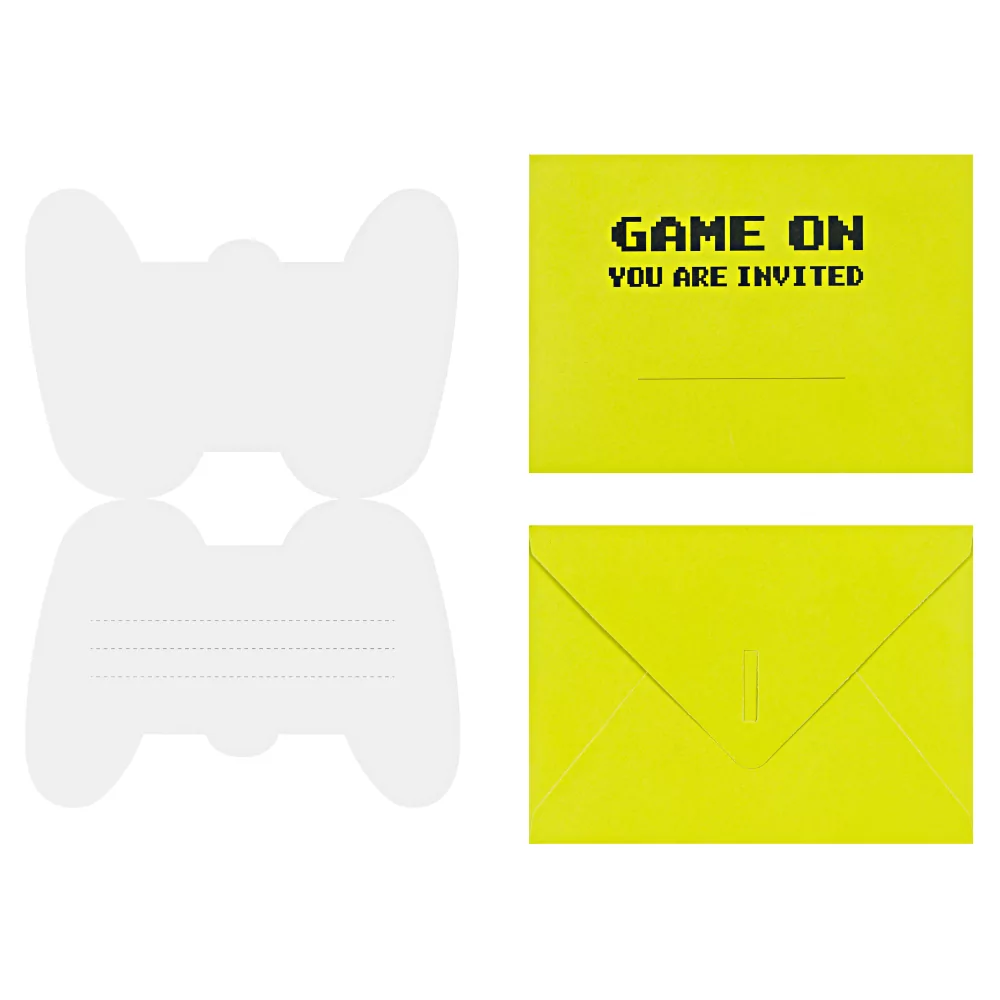 uitnodiging gamer kinderfeestje