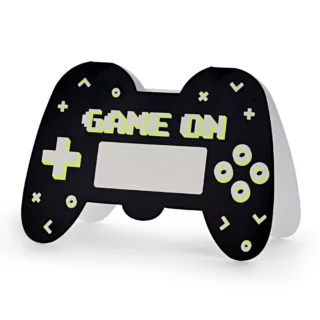 uitnodiging gamer kinderfeestje