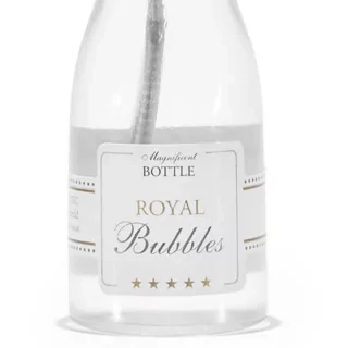 champagneflesje met bellenblaas