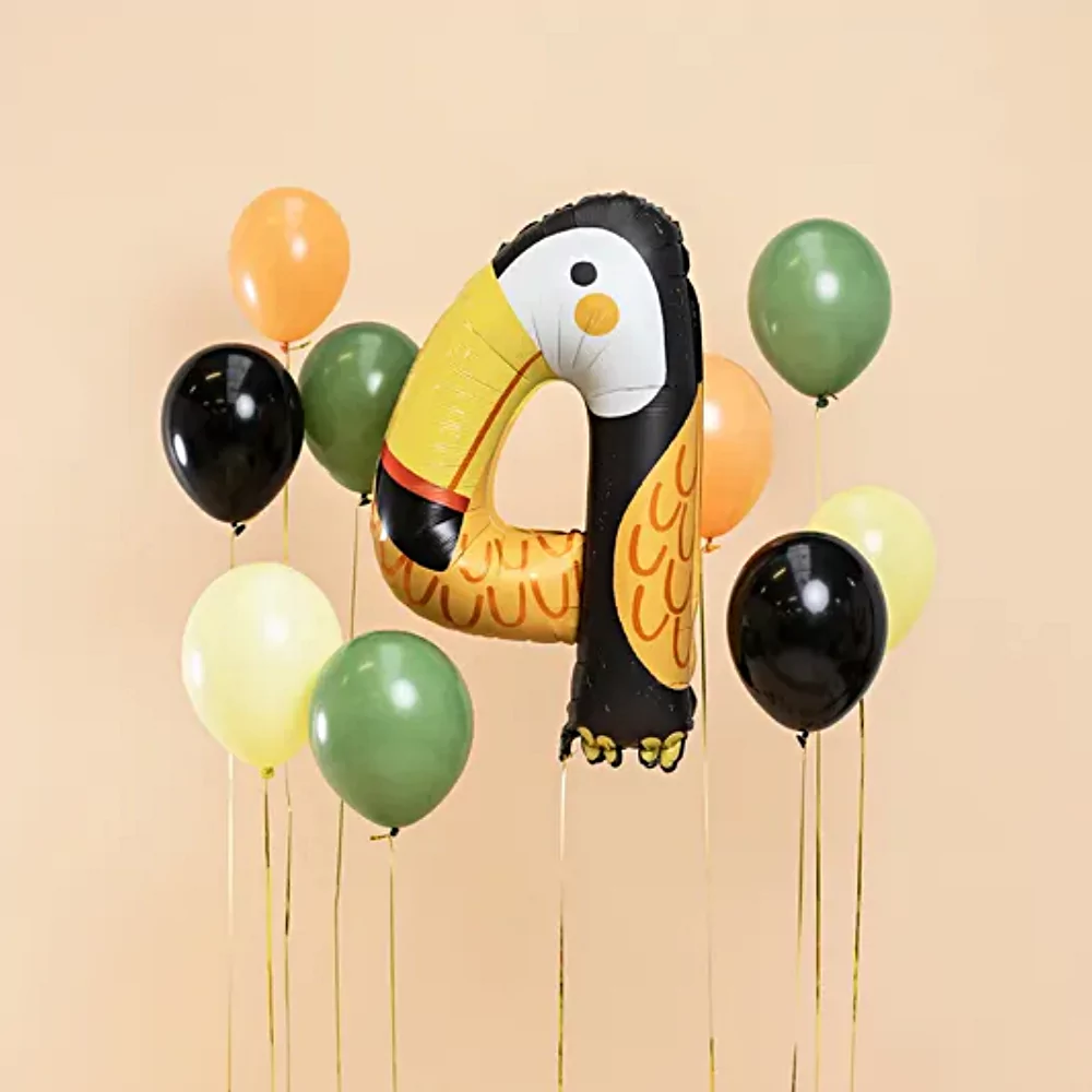 Folieballon '4' Toekan