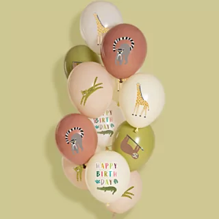 'Zoo Party' - 12 stuks
