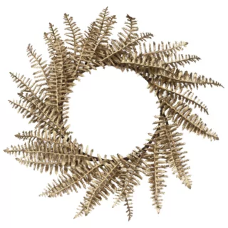 Placemat met gouden varen