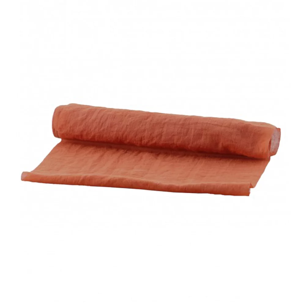 Terracotta tafelloper van chiffon