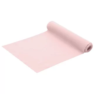 Zachtroze tafelloper van polyester