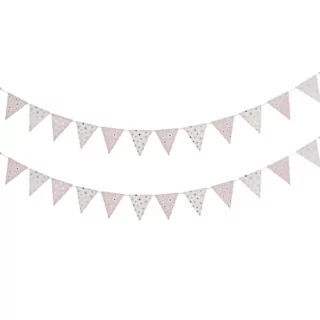 Slinger met roze en witte madeliefjes