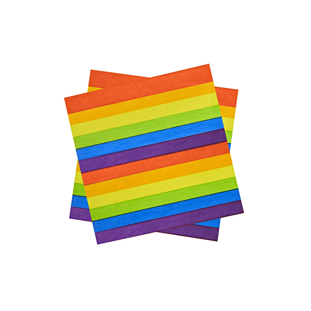 regenboog servetten