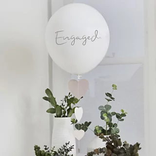 ballon engaged wit en goud