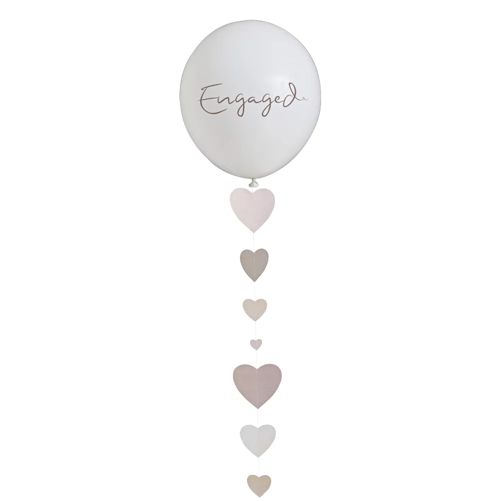 ballon engaged wit en goud
