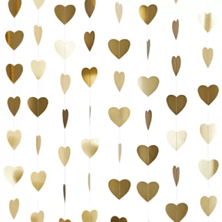 gouden hartjes backdrop