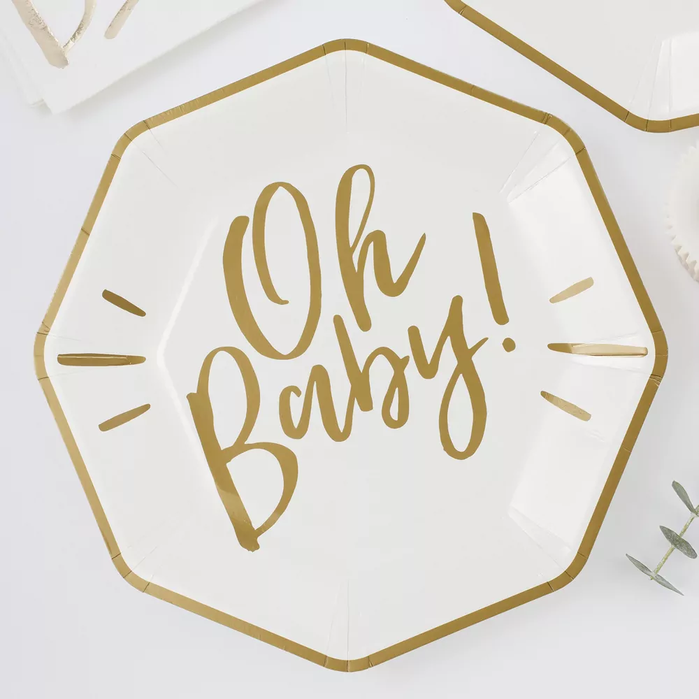 Oh Baby! - Wit Goud - 8 stuks
