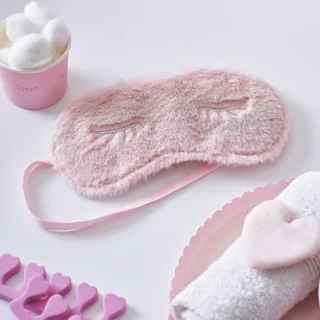 Roze oogmasker kinderen kinderfeestje