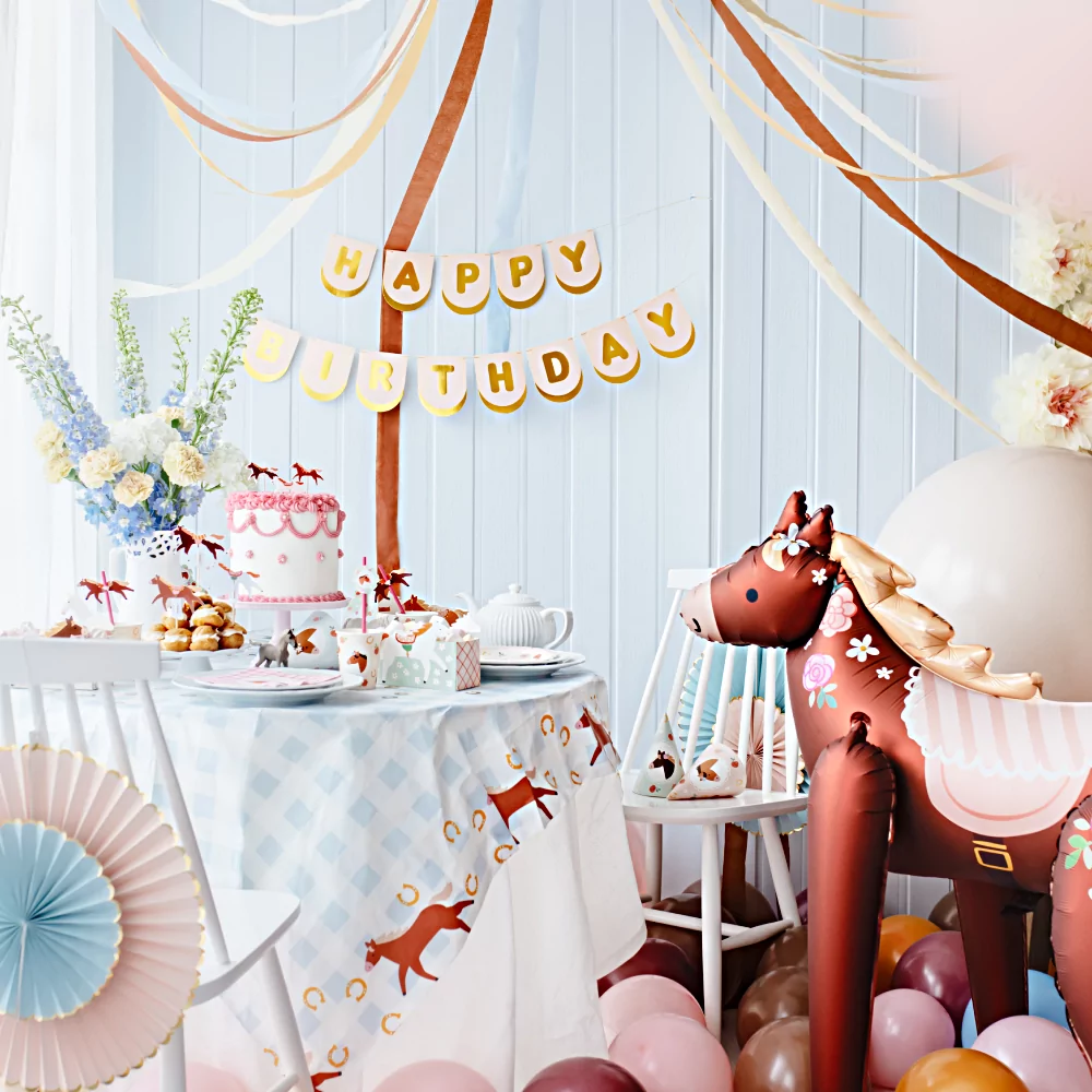 versiering kinderfeestje paarden
