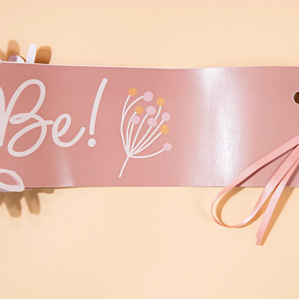 roze sjerp met de tekst mommy to be