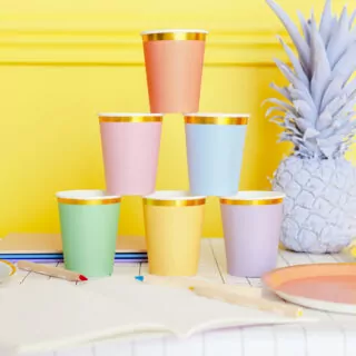 Multicolor & Goud - 6 stuks