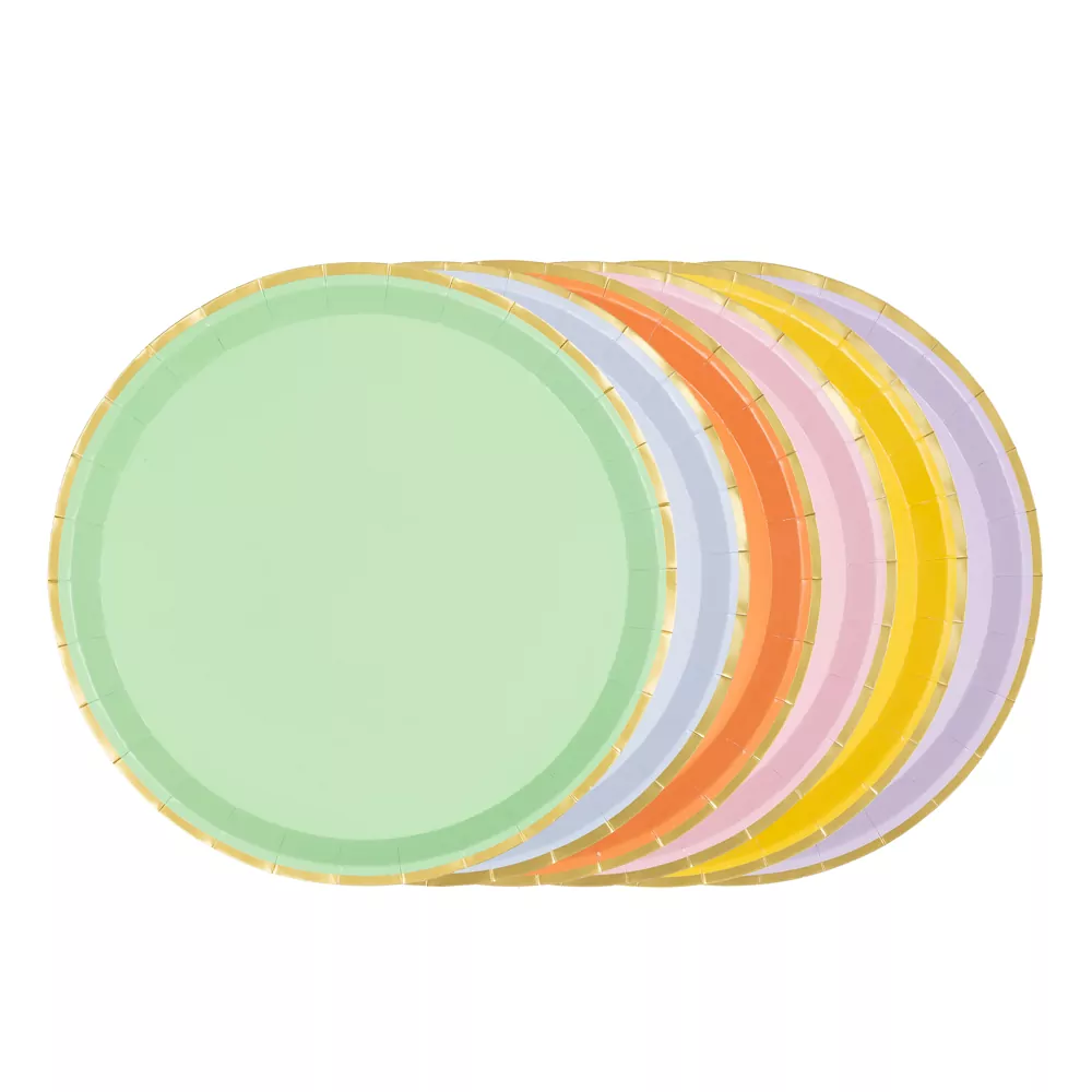Multicolor Happy Birthday - 6 stuks - Afbeelding 2