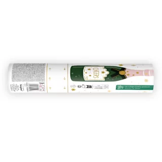 confetti shooter champagnefles met gouden sterren confetti